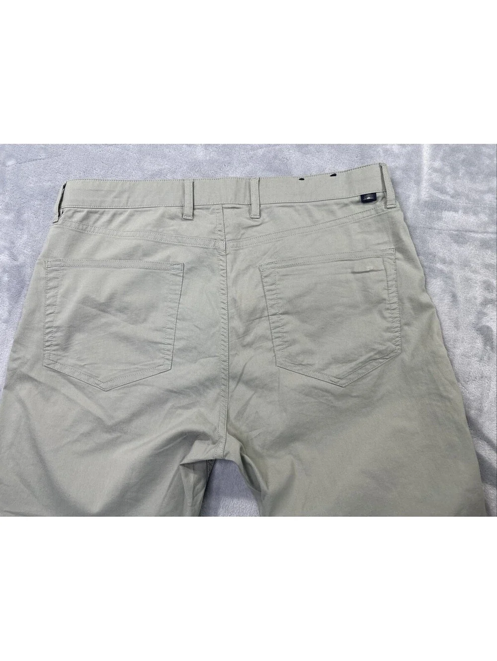 Faherty Reserve Pants Mens 34x32 Green Chino Movement Slim 5-Pocket Stretch